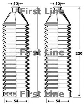 FIRST LINE fsg3340 -  Пыльник, рулевое управление